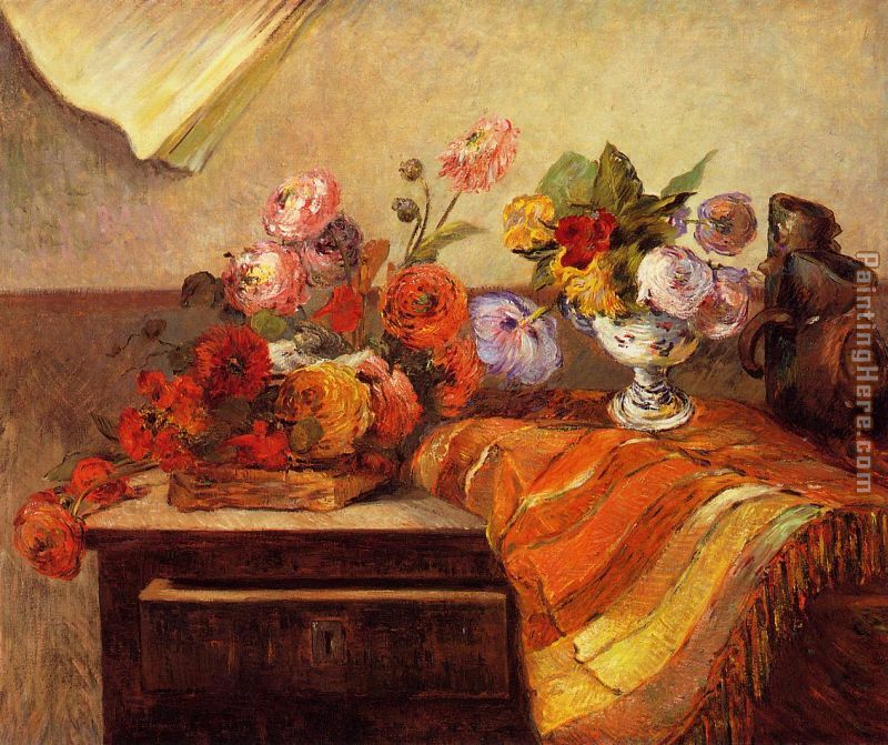 Pots and Bouquets painting - Paul Gauguin Pots and Bouquets art painting